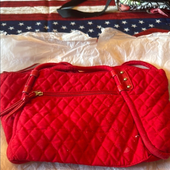 Ohio State Quilted Red Tote Bag - Picture 2 of 3